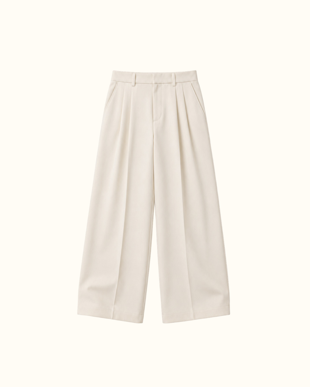Pantalón sastre baggy perla