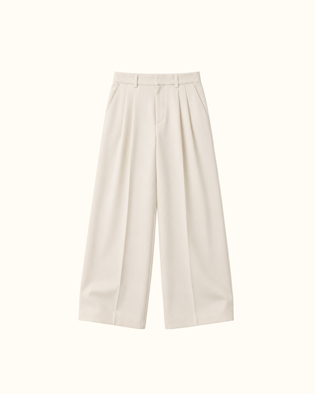 Pantalón sastre baggy perla
