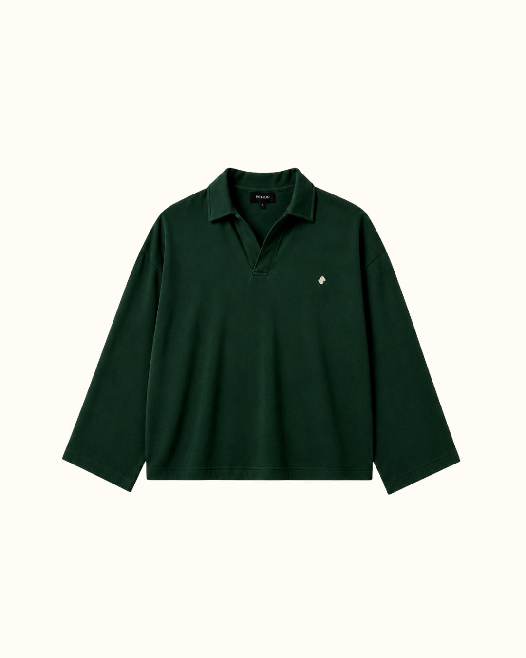 Long sleeve camisero verde