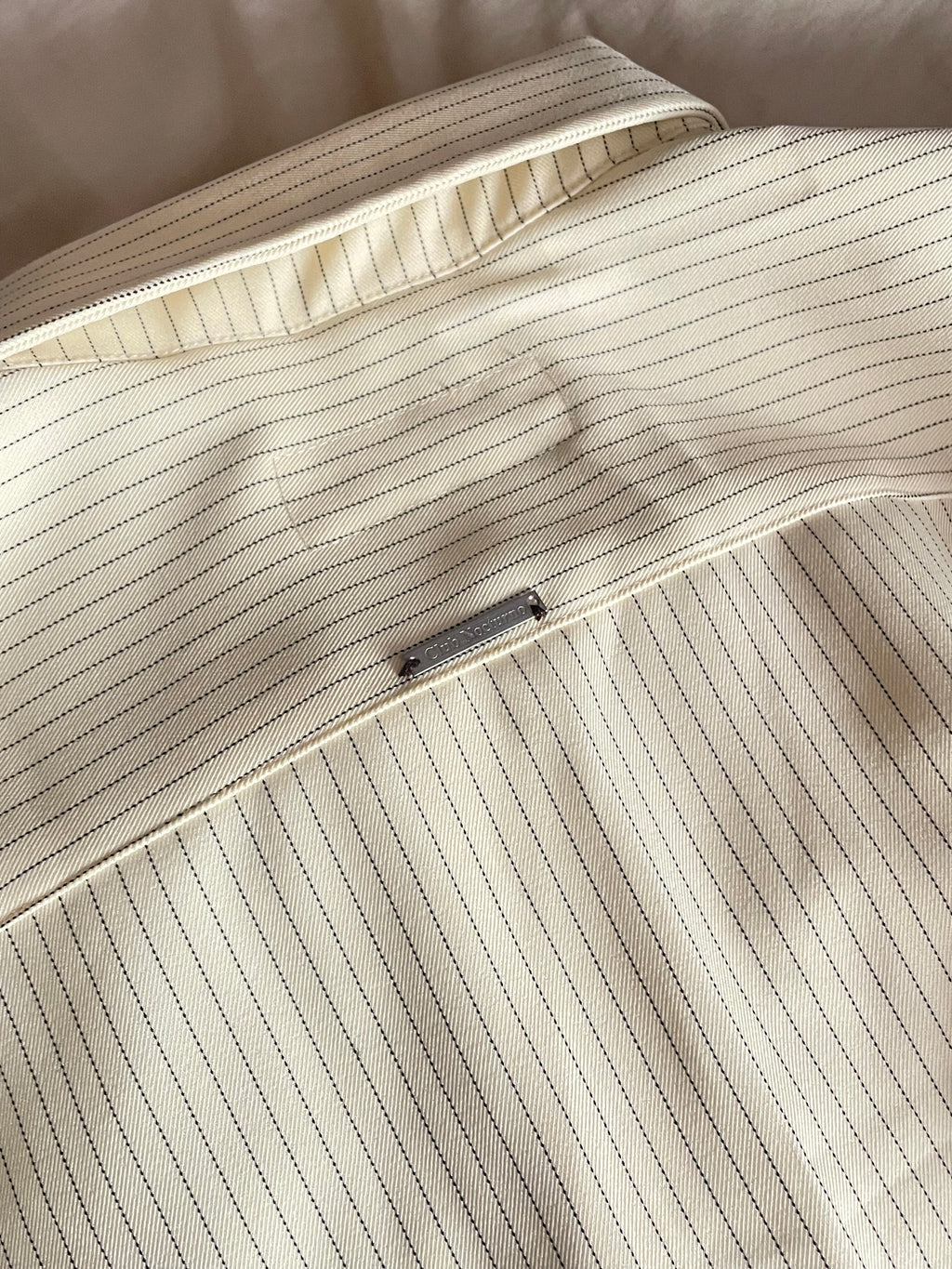 Camisa manga larga beige