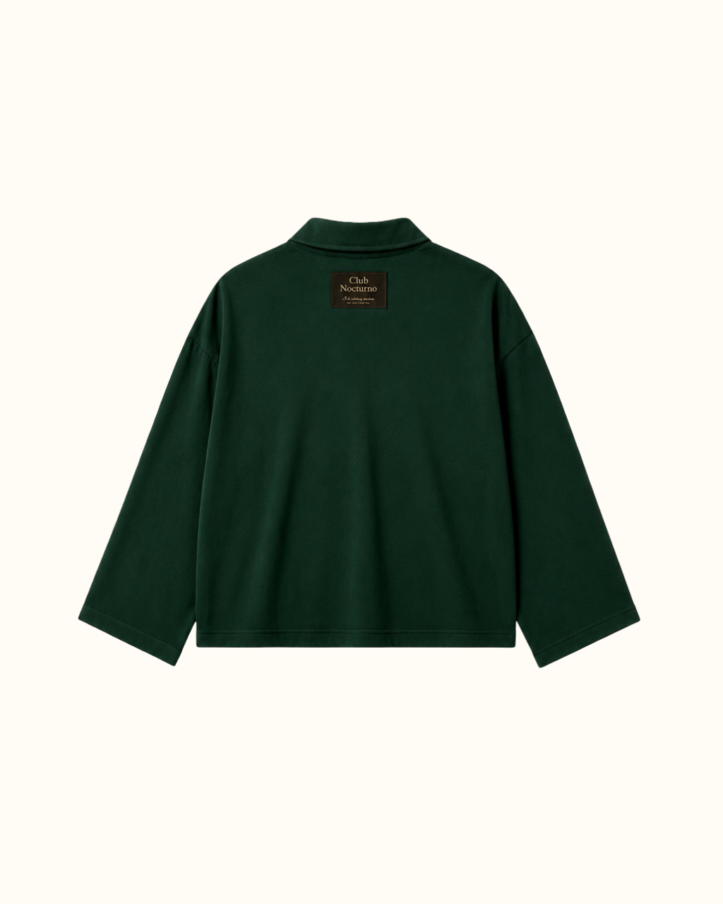 Long sleeve camisero verde