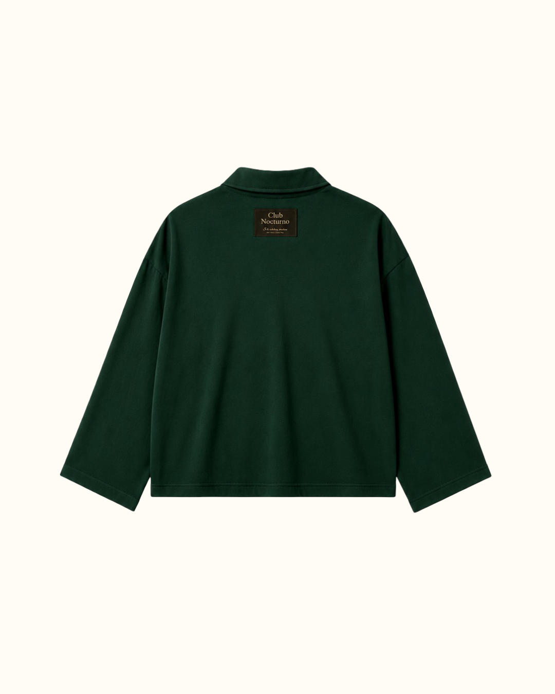 Long sleeve camisero verde
