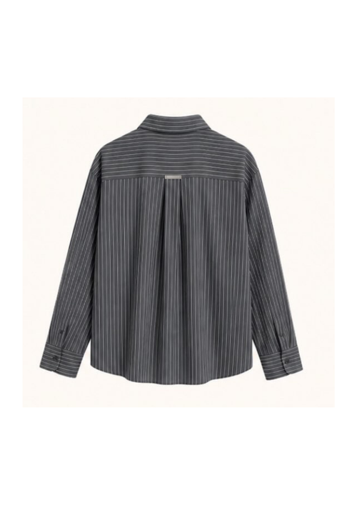 Camisa manga larga gris