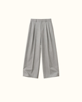 Pantalón sastre baggy gris