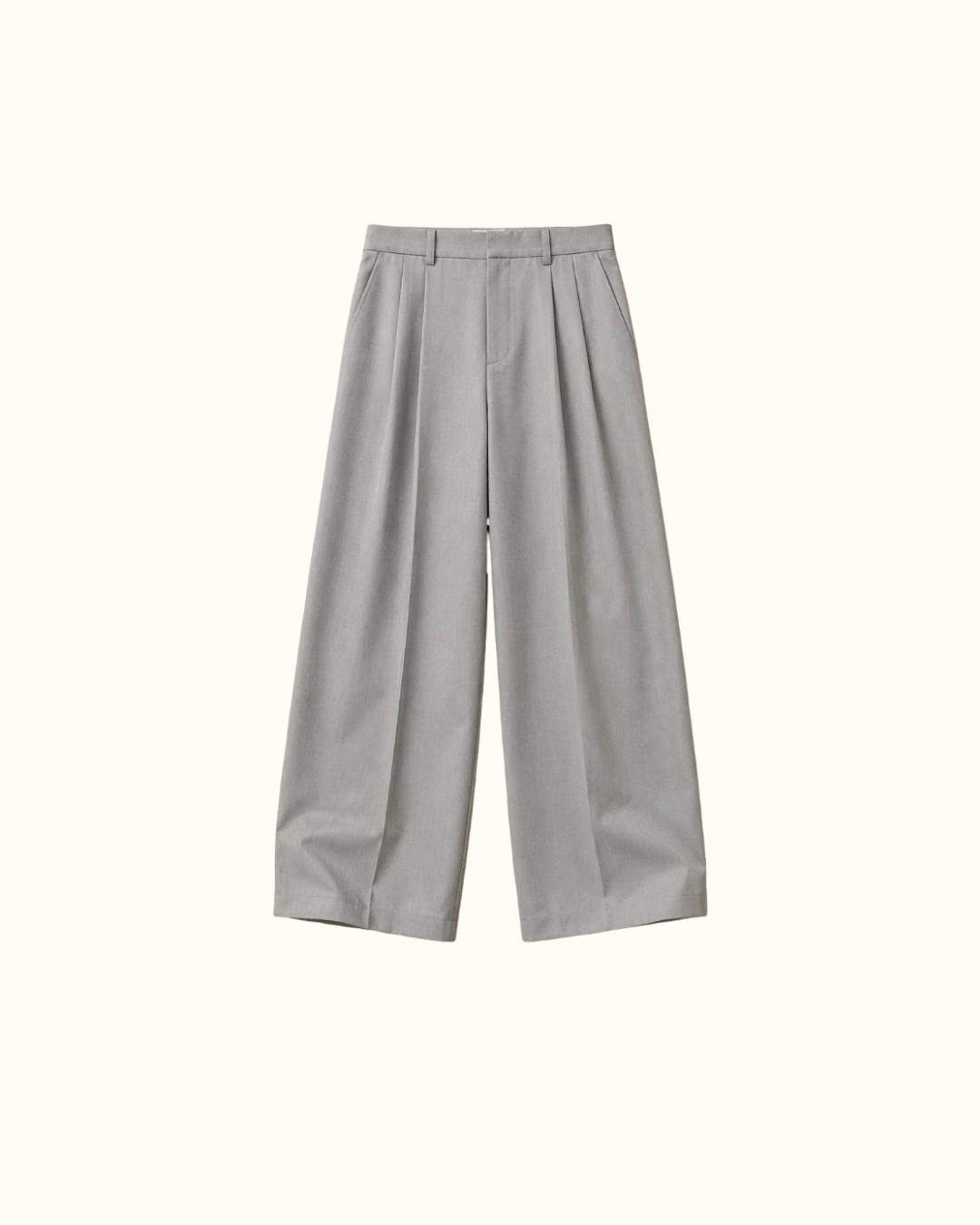 Pantalón sastre baggy gris