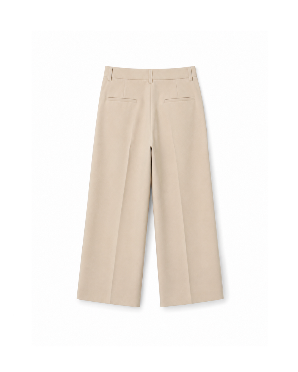 Pantalón sastre baggy beige