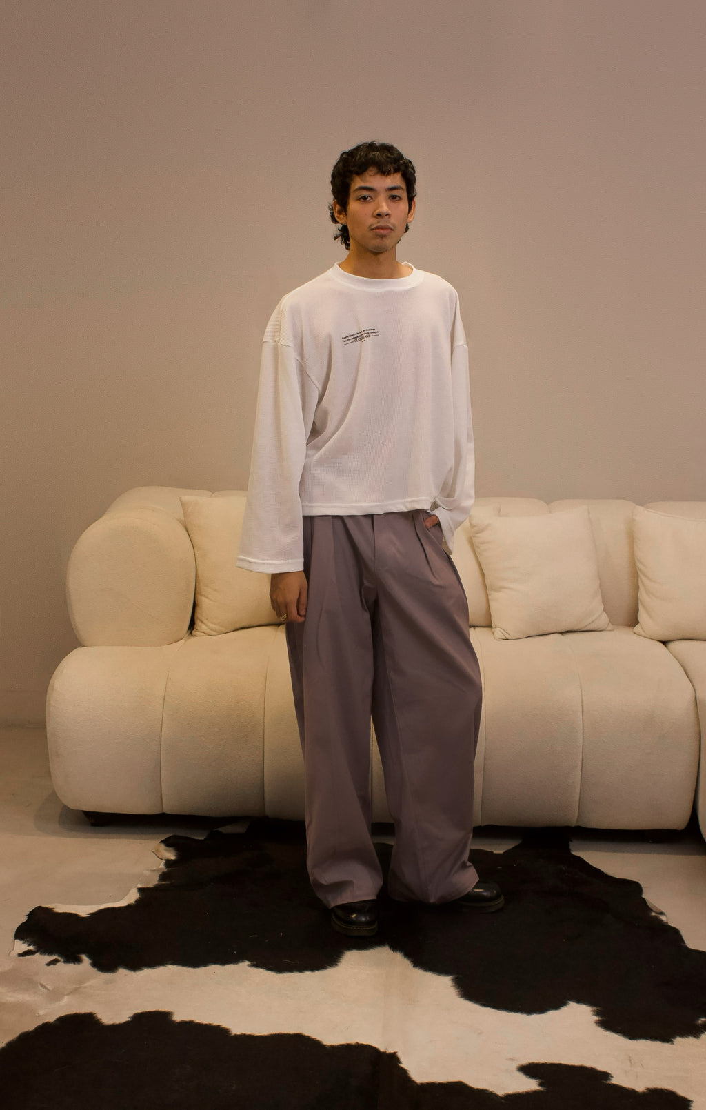 Long sleeve white