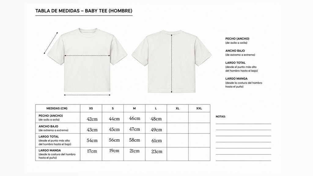 Baby tee azul & beige